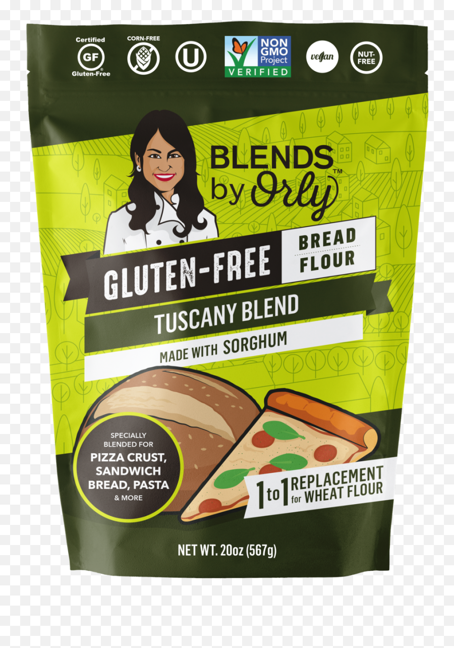 Gluten Free Bread Flour - Tuscany Blend U2014 Blends By Orly Blends By Orly Gluten Free Challah Mix 567g Png,Flour Png