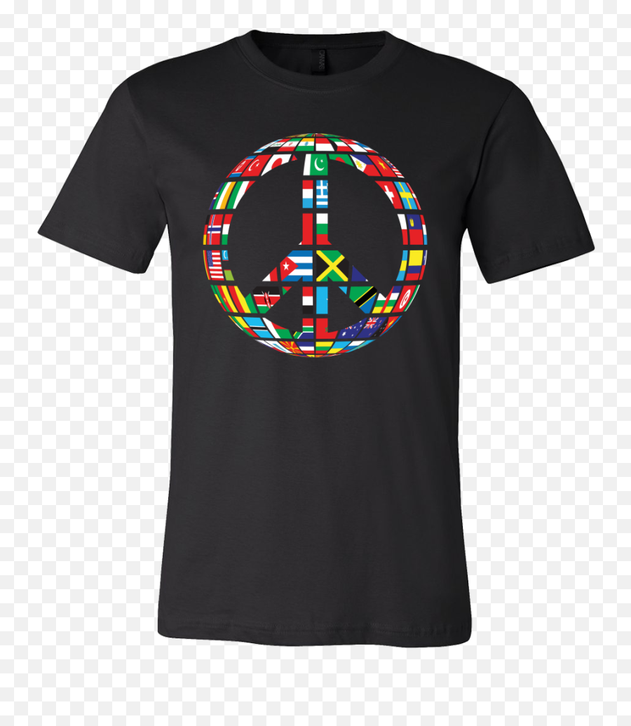 Cool Peace Sign Countries Globe Novelty T - Shirt September Birthday T Shirts Designs Png,Peace Sign Png