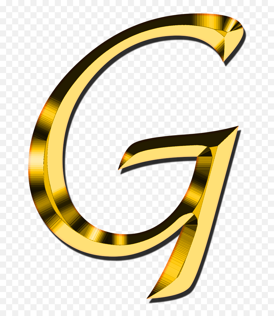 Letter G - Gold Letter C Png,G Png