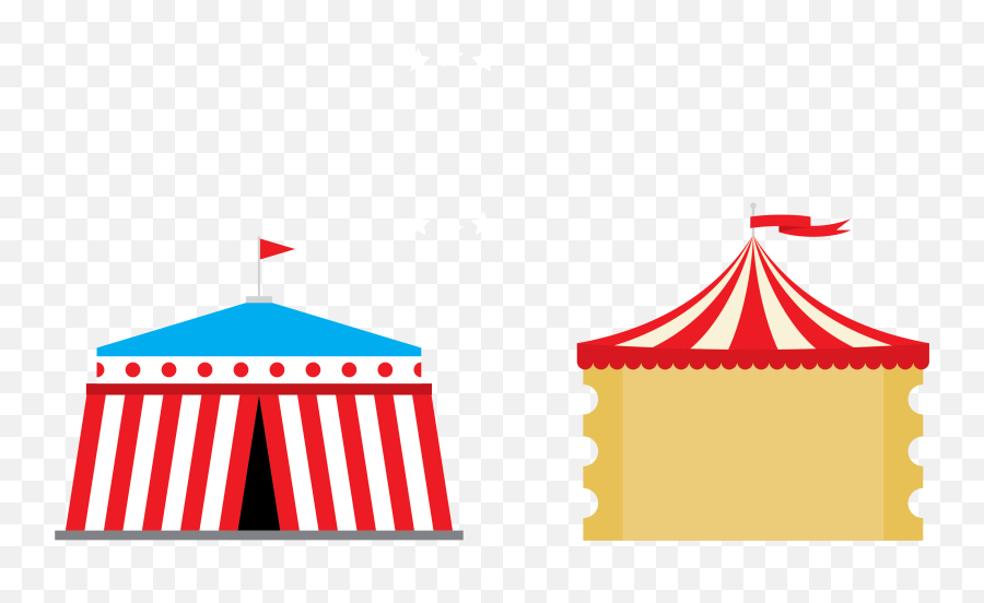 Circus Tent Clip Art - Circus Tent Vector Png,Circus Tent Png