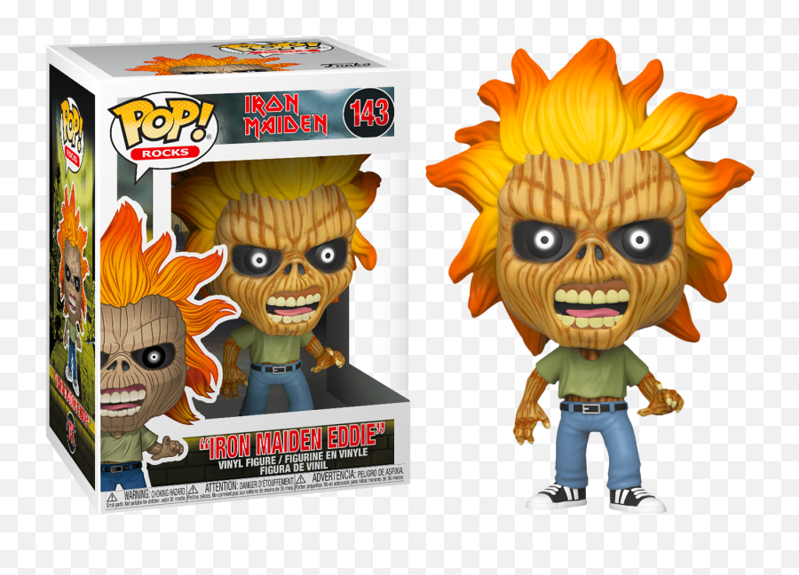 Iron Eddie Funko Pop - Figurine Pop Iron Maiden Png,Iron Maiden Png