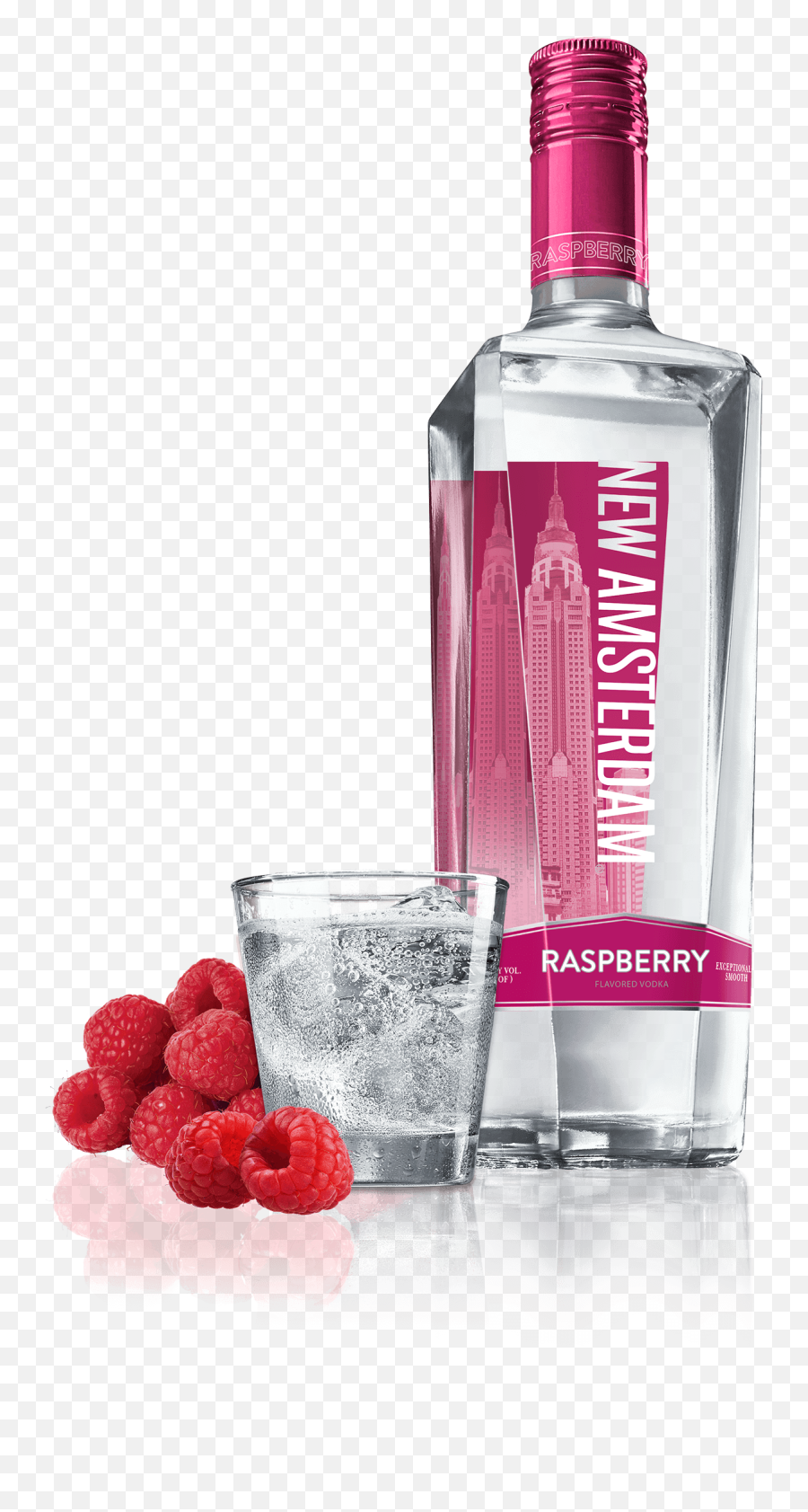 Raspberry Vodka New Amsterdam - New Amsterdam Grapefruit Flavored Vodka 750ml Png,Raspberries Png