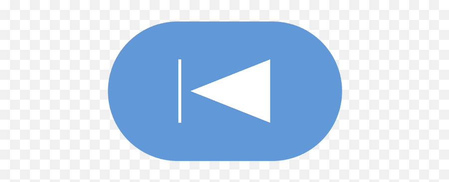 Rewind Button Flat Icon - Clip Art Png,Rewind Symbol Png