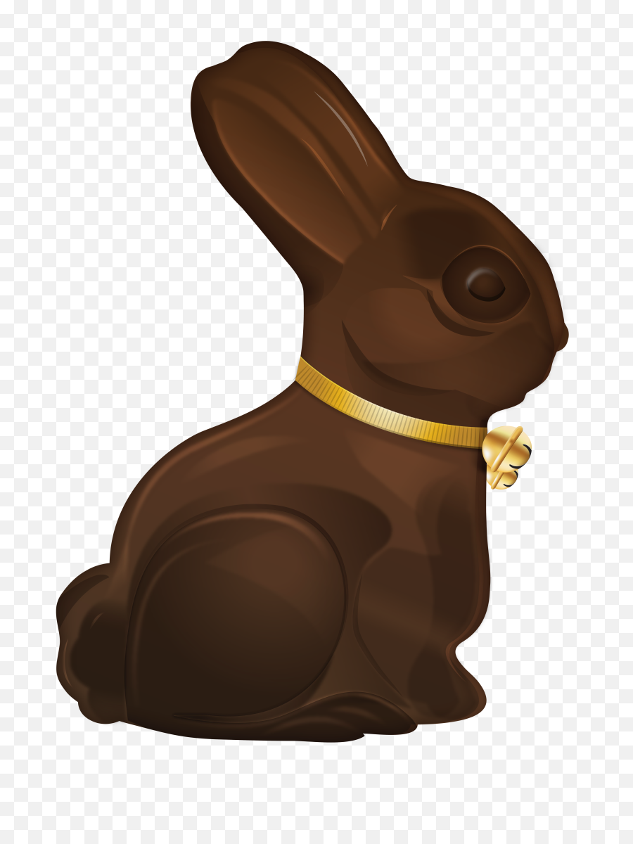 Easter Choco Bunny Png Clip Art Image - Transparent Chocolate Bunny Clipart,Easter Bunny Png