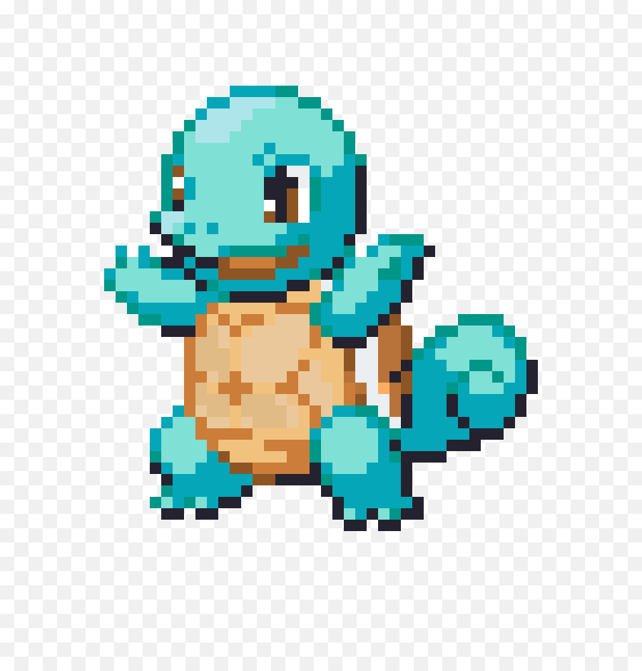 Pokemon Sprite Squirtle Png Image With - Squirtle Pixel Art,Squirtle Png
