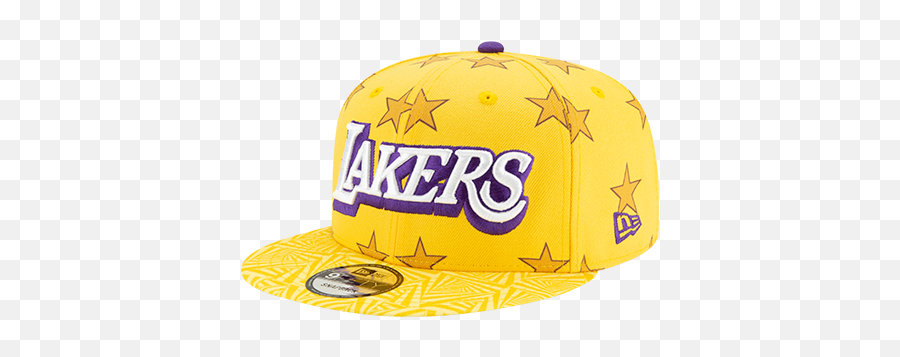 Los Angeles Lakers 9fifty City Edition Star Snapback Cap - Gold For Baseball Png,Pope Hat Png