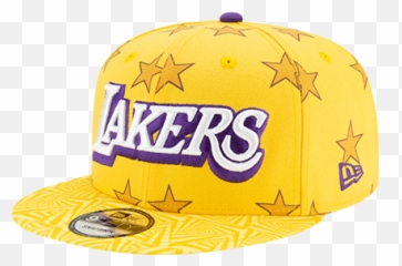 Los Angeles Lakers 9fifty City Edition Star Snapback Cap - Gold For Baseball Png,Pope Hat Png