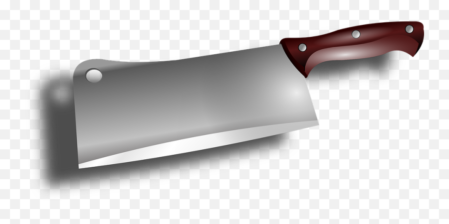 Cleaver Cut Kitchen - Free Vector Graphic On Pixabay Cleaver Clipart Png,Knife Transparent Background