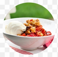 Letterbox Csa 2018 Week U2014 Farm - Oaty Fruit Crumble Presentation png