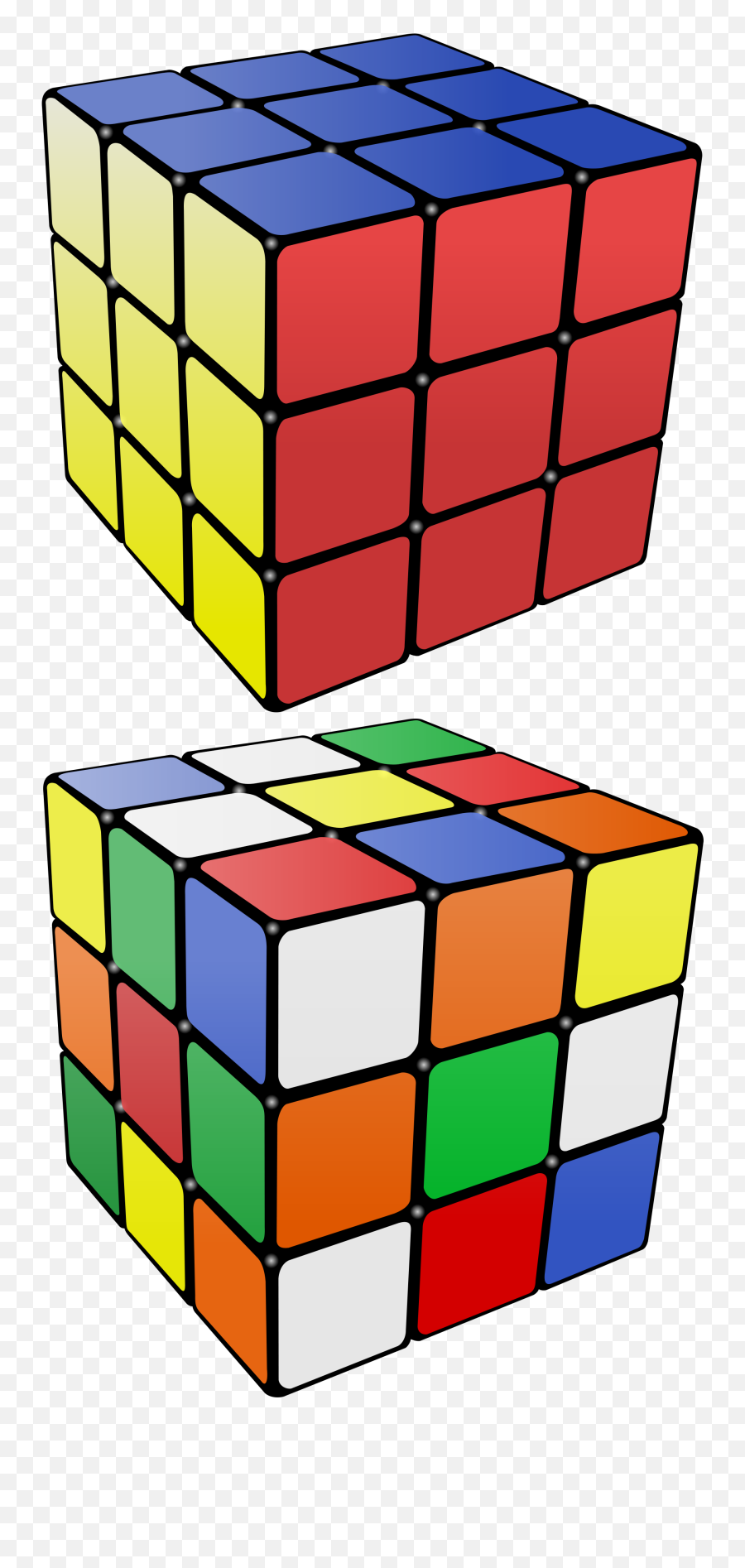 Rubiks Cube Resolved - Rubix Cube Coloring Page Png,Rubik's Cube Png