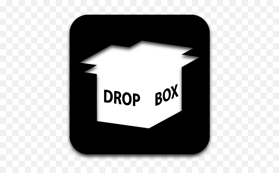 App Dropbox Icon - Black Icons Softiconscom For Graduation Png,Dropbox Logo Png