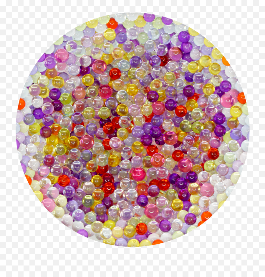Colorful Clear Bubble Tea Beads - Dot Png,Bubble Tea Transparent