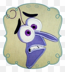 Scared Face Inside Out Applique - Paw Patrol Embroidery Designs Free png