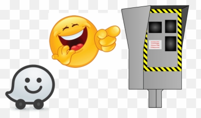 Télécharger Waze Avec - Emoticon Laugh Out Loud Png,Waze Logo