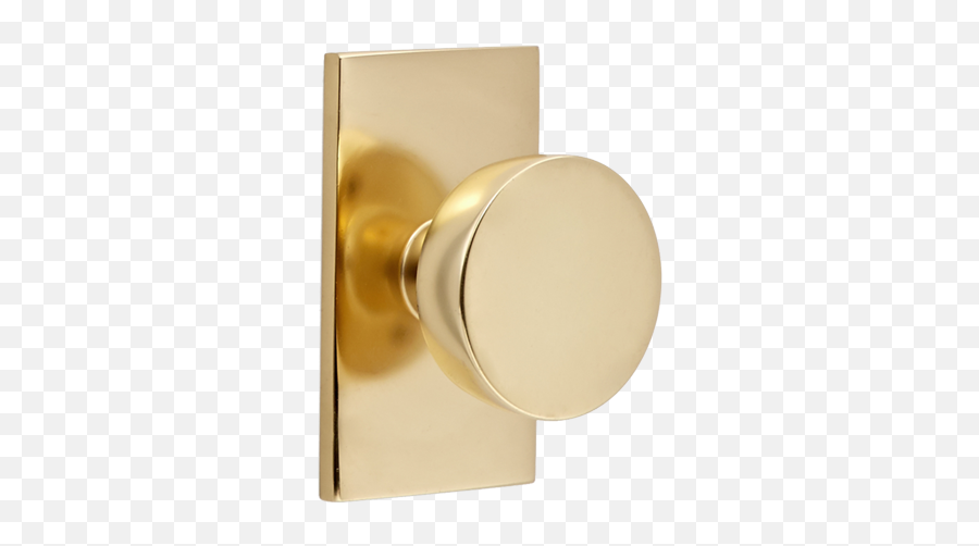 Tumalo Brass Interior Door Knob Set - Solid Png,Door Knob Png