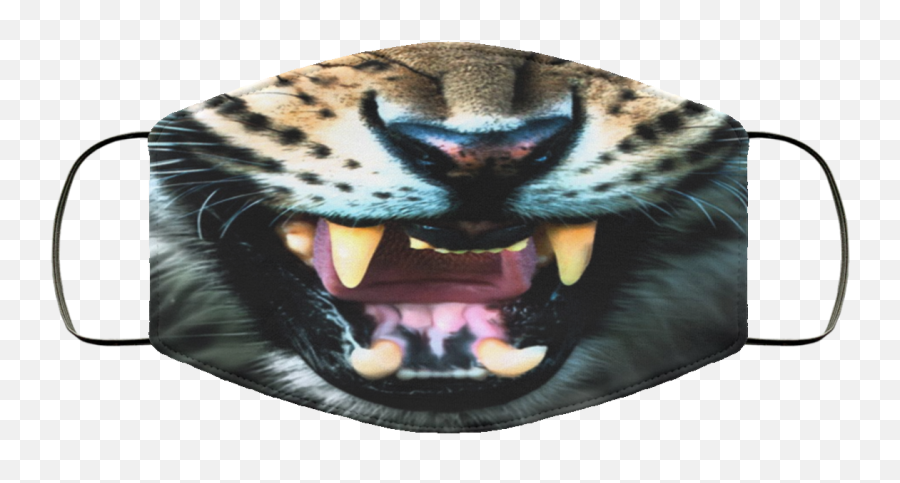 Wild Cat Face Mask - Crocs Face Mask Png,Cat Face Transparent