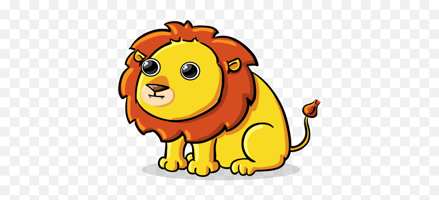 Lion Image Clip Art Free Vector - Clipartix Sad Lion Clipart Png,Lion Transparent