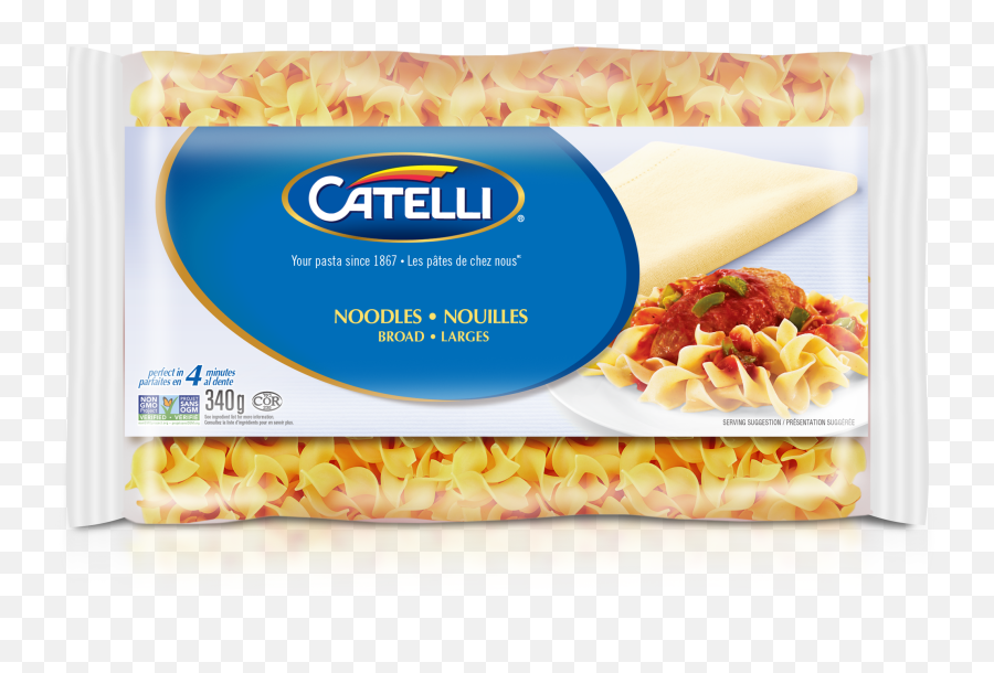 Catelli Classic Broad Plain Noodles - Catelli Catelli Png,Icon Noodles Where To Buy