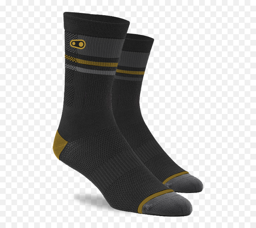 Icon Mtb Sock - Unisex Png,Black And Gold Icon