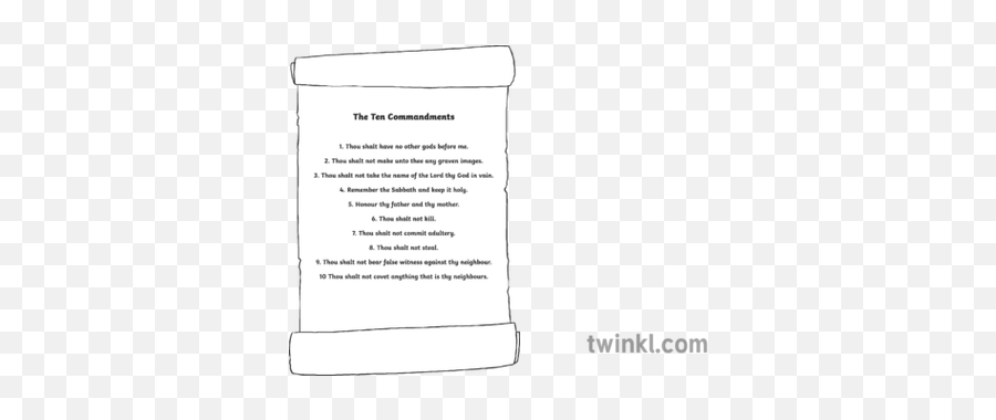 Ten Commandments Black And White 3 - Vertical Png,10 Commandments Icon