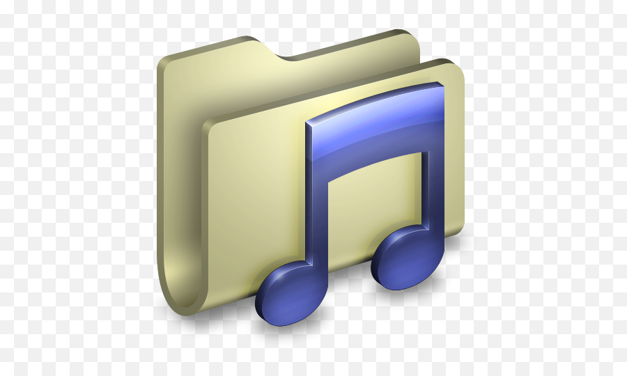 Music Folder Icon - Icon Folder Music Png,Black Folder Icon Ico