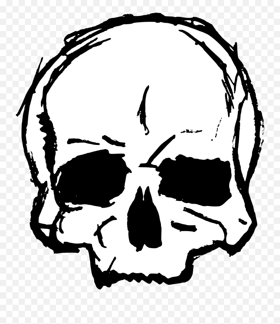 8 Skull Drawing Vector Png - Skull Vector Transparent Background,Skull Png Transparent
