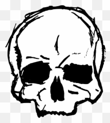 8 Skull Drawing Vector Png - Transparent Background