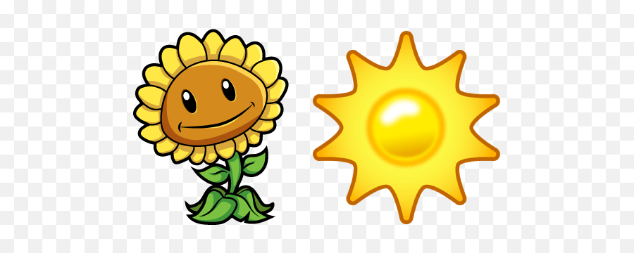 Plants Vs - Plant Versus Zombie Sunflower Png,Plants Vs Zombies 2 Icon