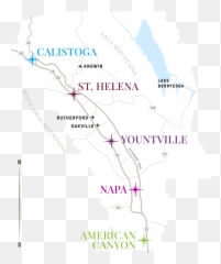 St Helena In Napa Valley Wineries History U0026 Shopping - Yountville Ca Map png