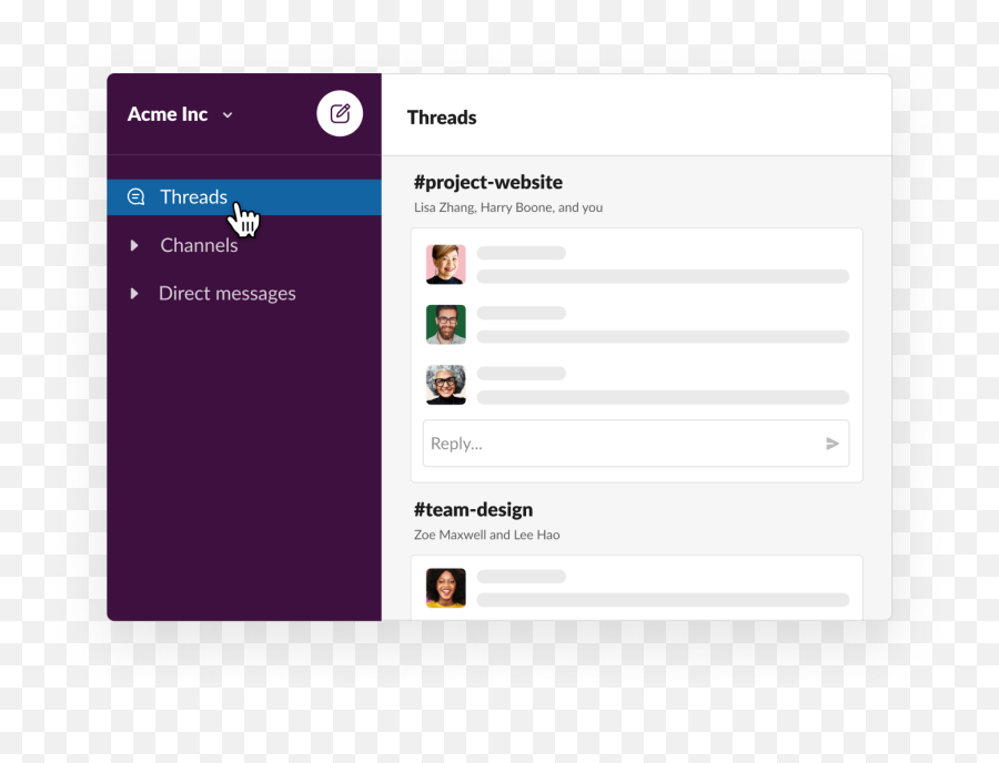 Use Threads To Organize Discussions Slack - All Threads Slack Png,Turn Off Icon Labels Android
