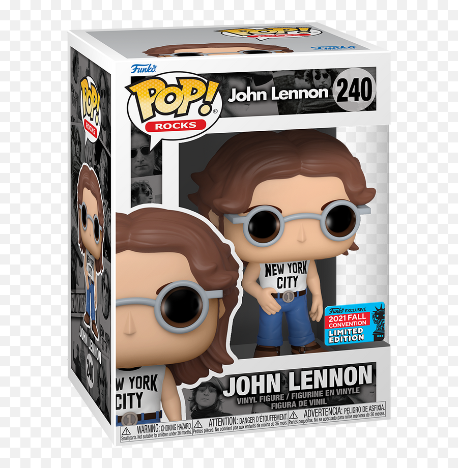 John Lennon - John Lennon In Nycc Tshirt Festival Of Fun Funko Pop John Lennon Png,Icon For Hire T Shirts