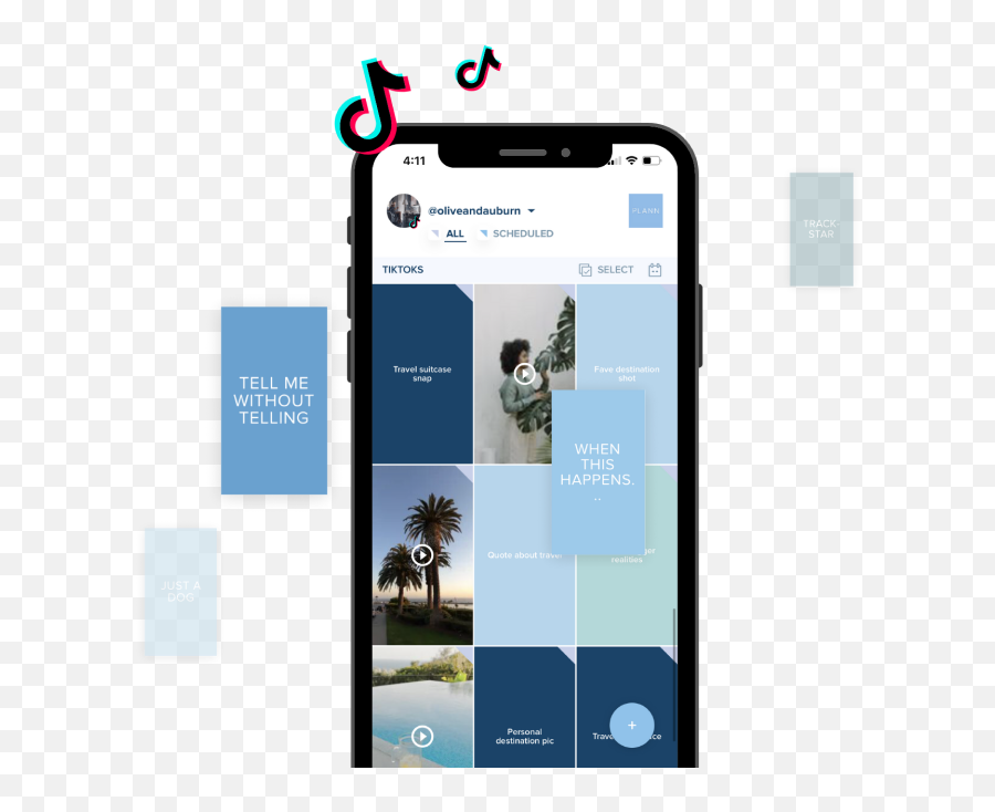 Trending Tiktok And Reels Sounds To Use This Week - Plann Vertical Png,Bling Filter Tiktok Icon