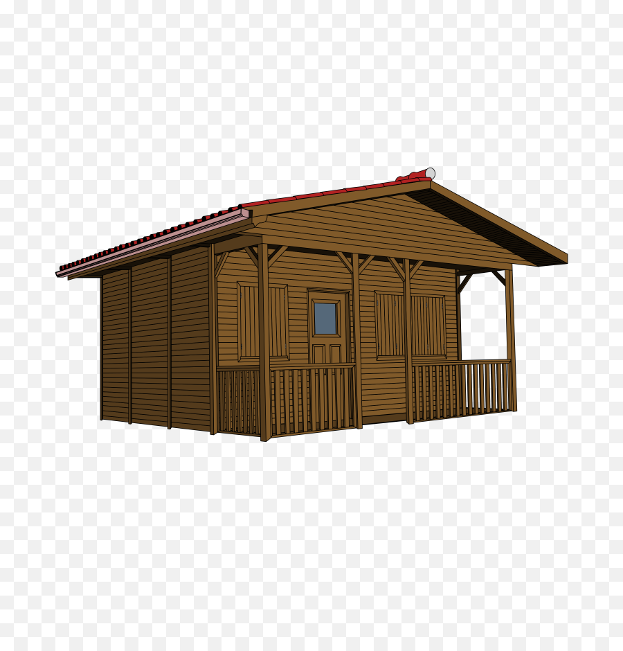 Little Cabin Transparent Png Clipart - Wood House Clipart Png,Shack Png