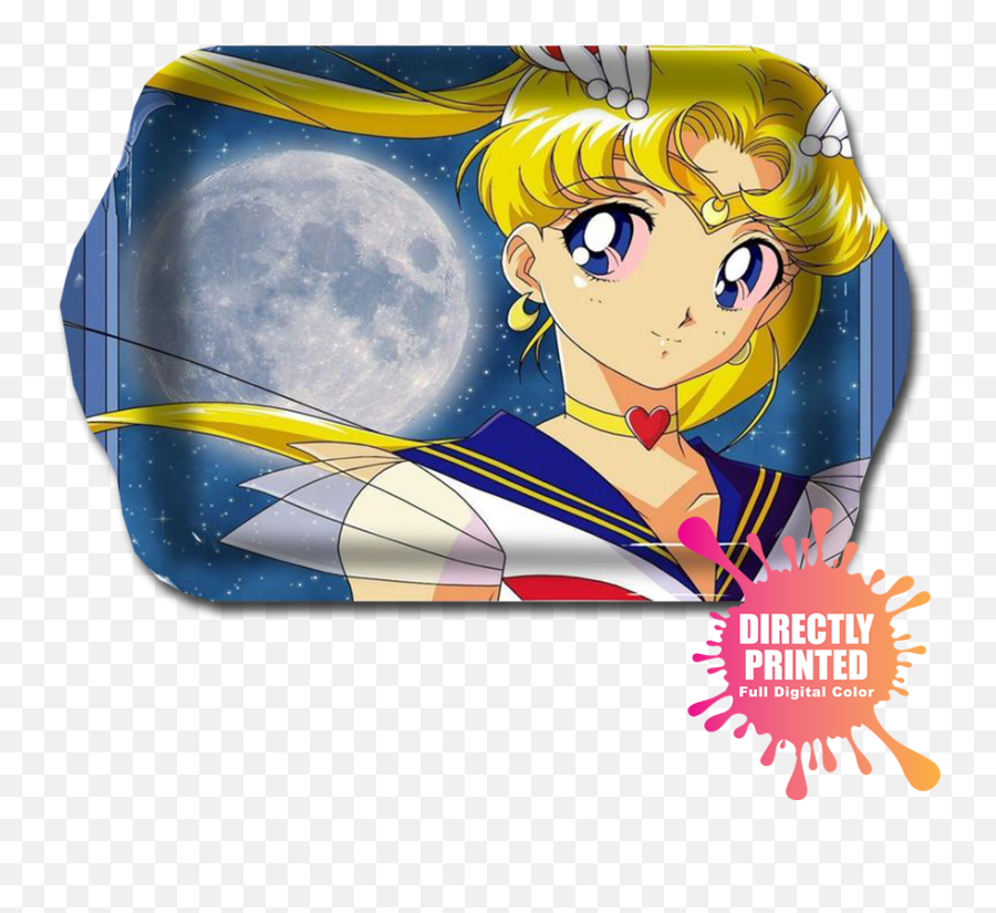 Moodtrays Goten And Krillin Dragon Ball Z Rolling Tray - Sailor Moon Hd Png,Red Eye Anime Icon