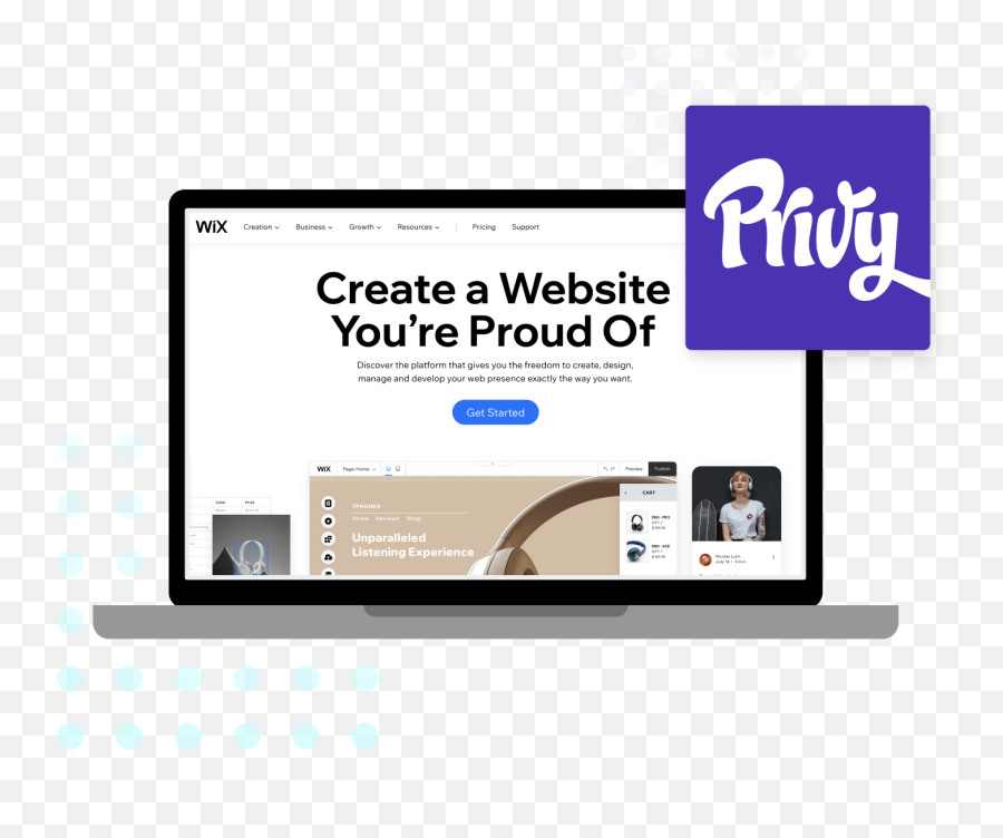 Privy U0026 Wix Integration For Small Ecommerce Businesses - Vertical Png,Wix Icon