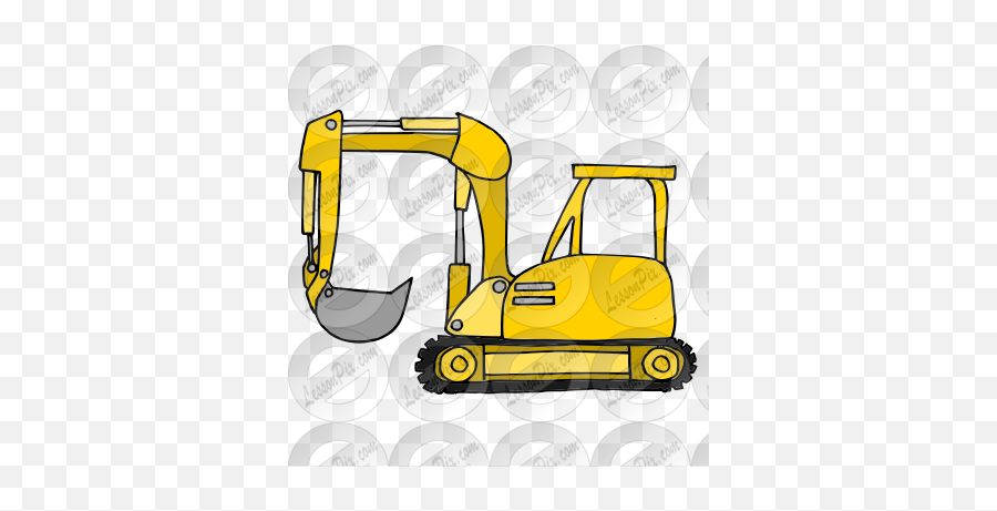 Excavator Picture For Classroom Therapy Use - Great Horizontal Png,Digger Icon