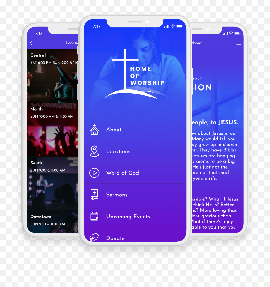 Church Mobile App Builder Sermon Buildfire - Language Png,Religious Icon Templates