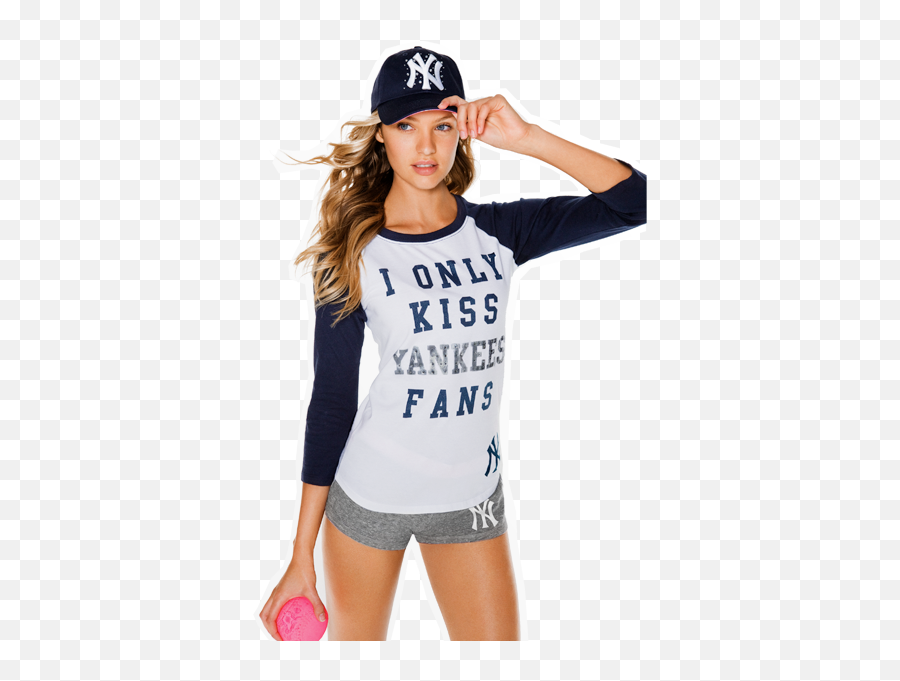 Candice Swanepoel Wearing Yankees - Candice Swanepoel Yankees Png,Candice Swanepoel Png