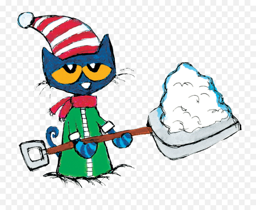 Pete Shoveling Snow Clipart - Pete The Cat Snow Daze Png,Pete The Cat Png