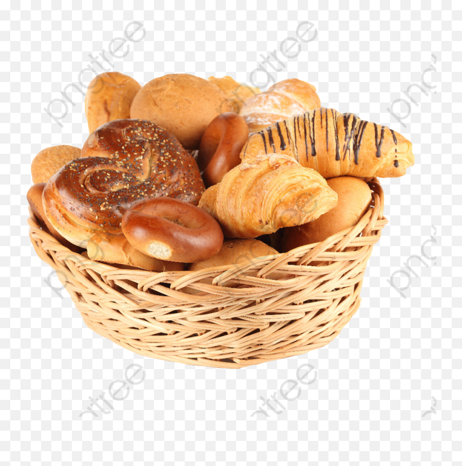 Bread Clipart Png - Basket Of Bread,Bread Clipart Png