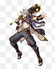 Genshin Impact - Inazuma Characters TV Tropes Arataki Itto png