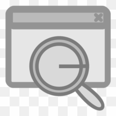 App Finder Vector Icon Public Domain Vectors - Online Search Clipart png