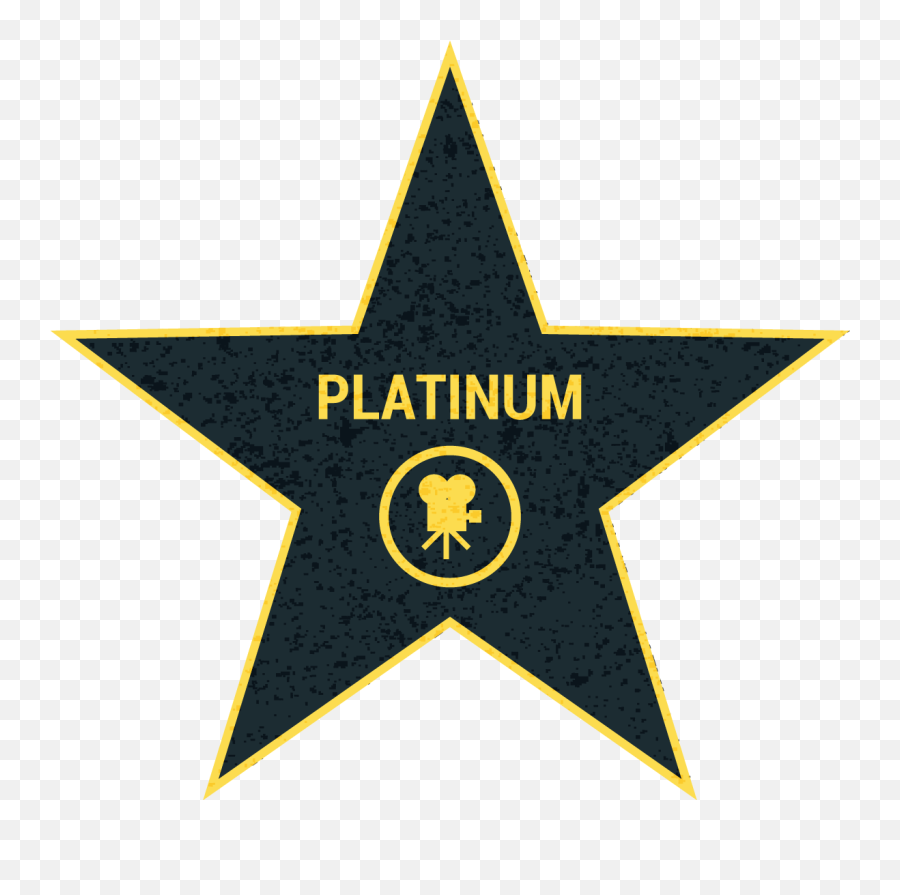 Hollywood Star Png Picture - Walk Of Fame Star Png,Hollywood Star Png