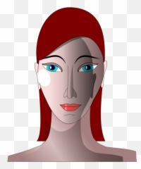 Woman With Red Hair And Blue Eyes Png Svg Clip Art For Web - For Women