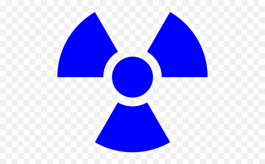 Blue Radioactive Icon - Free Blue Sign Icons Green Radiation Symbol Transparent Png,Icon 256x256