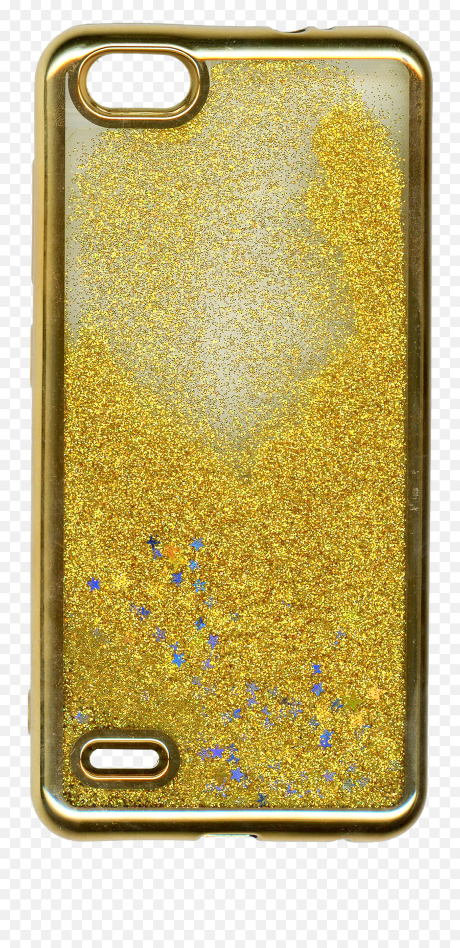 Zte Blade Force Mm Electroplated Water Glitter Case With Stars Gold - Weapon Png,Gold Glitter Star Png