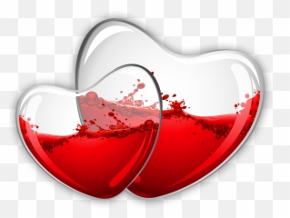 Library Of Hand Drawn Heart Clip Free Png - Glass Hearts Png