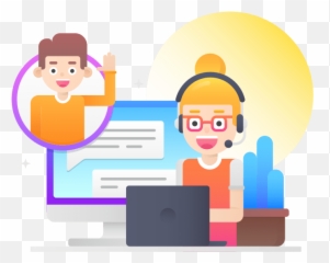 Hugo Customer Support Free Vector - Service Png