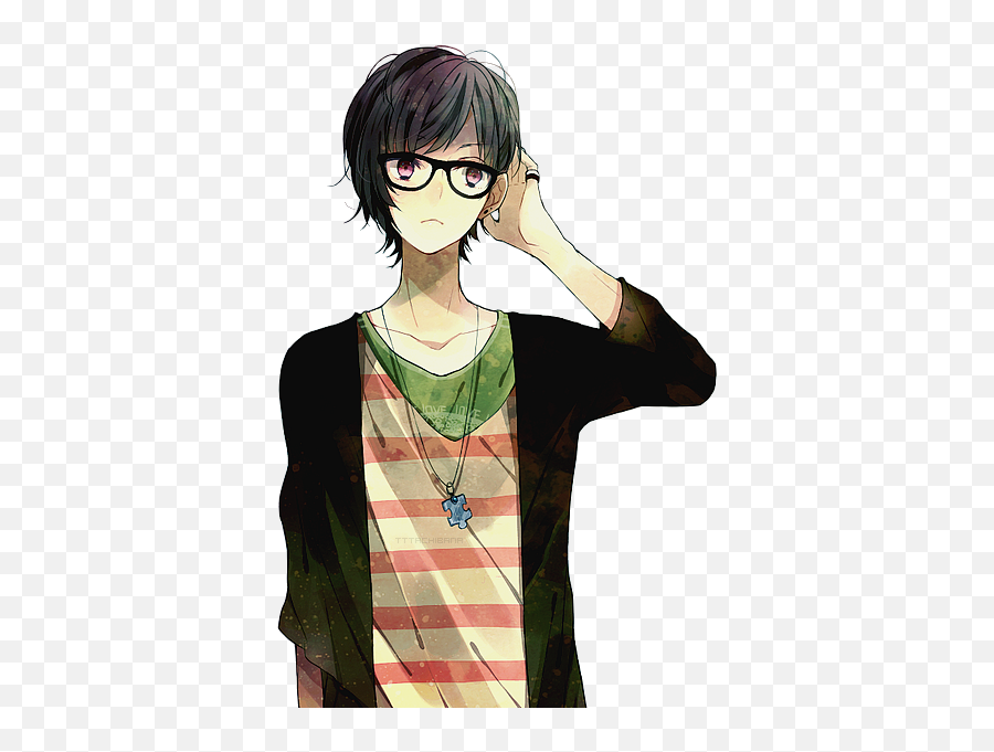 Anime Boy Glasses Png