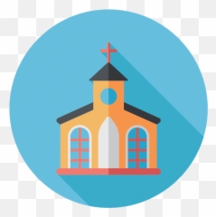 Religious Clipart Church Group - Church Icon With Shadow Altes Amtsgericht Png,Church Clipart Png